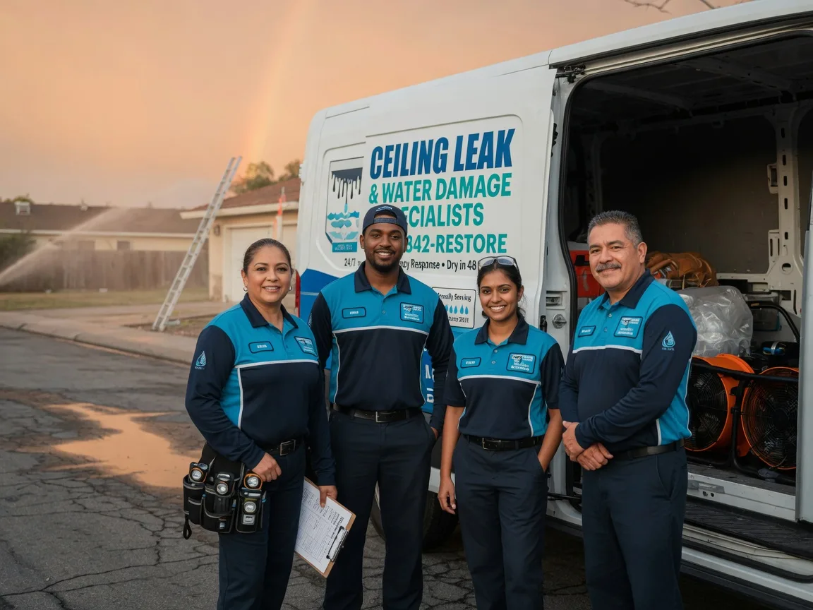 Ceiling Leak Cleanup company in South Shore, SD
